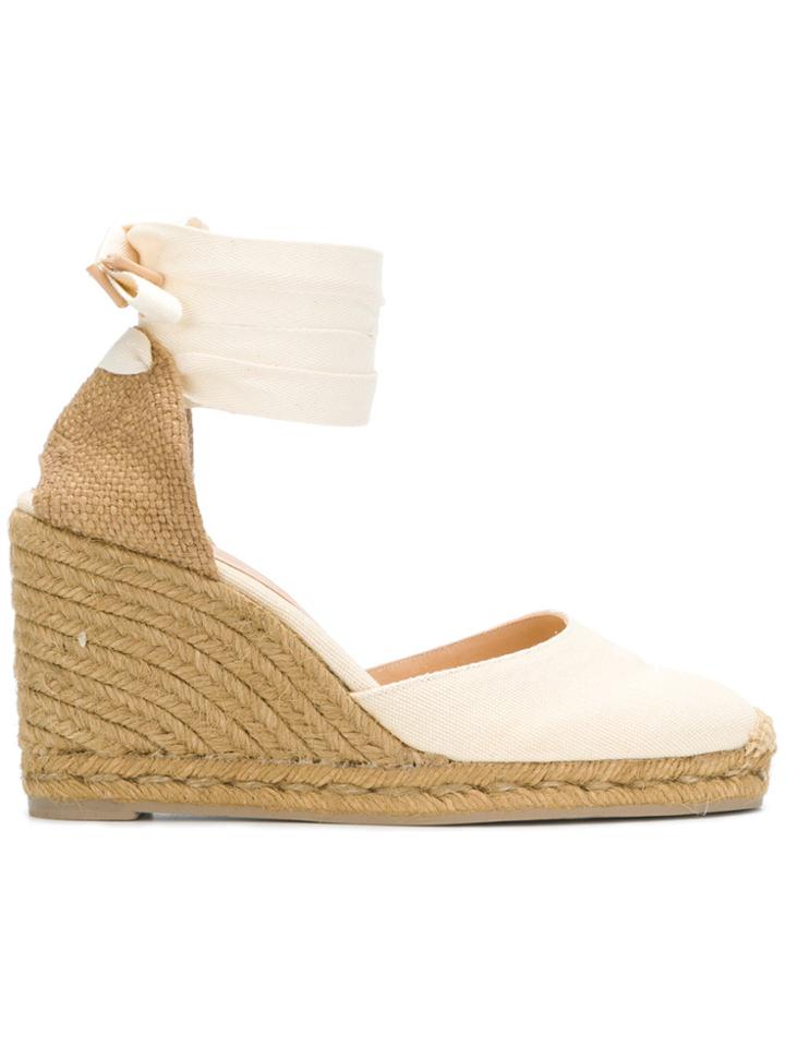 Castañer Canela Wedge Heel Espadrilles - Nude & Neutrals