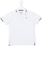 Armani Junior Classic Polo Shirt, Boy's, Size: 8 Yrs, White