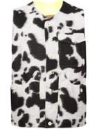Oloapitreps Cow Pattern Waistcoat - Black