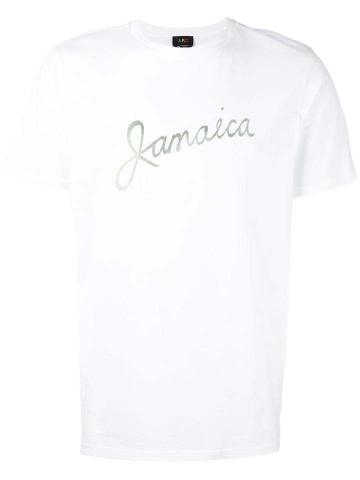 A.p.c. - Jamaica T-shirt - Men - Cotton - S, White, Cotton