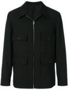 Lemaire Zipped Up Shirt Jacket - Black