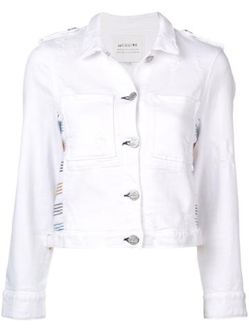 Mcguire Denim Buttoned Denim Jacket - White