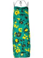 Maison Mihara Yasuhiro Floral Print Dress - Green