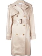 Wanda Nylon 'wanda' Trench Coat, Women's, Size: 38, Nude/neutrals, Cotton/polyurethane