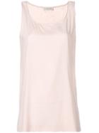 Le Tricot Perugia - Silk Blouse - Women - Silk/spandex/elastane - M, Pink/purple, Silk/spandex/elastane