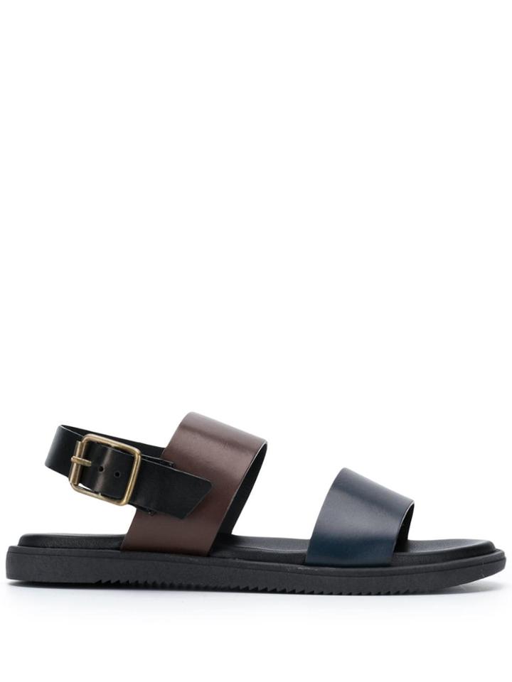 Corneliani Slingback Flat Sandals - Blue