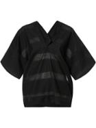 Vivienne Westwood Anglomania Kimono Style Top, Women's, Size: Small, Black, Cotton/polyamide