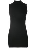 Rick Owens Lilies High Neck Tank Top - Black