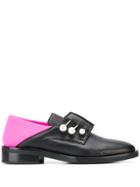 Coliac Colour-block Loafers - Black