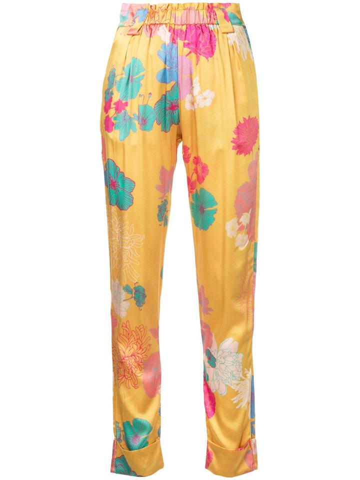 Stine Goya Floral Print Trousers - Multicolour