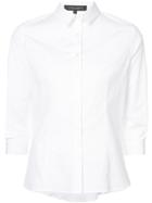 Carolina Herrera Three-quarter Sleeve Classic Shirt - White