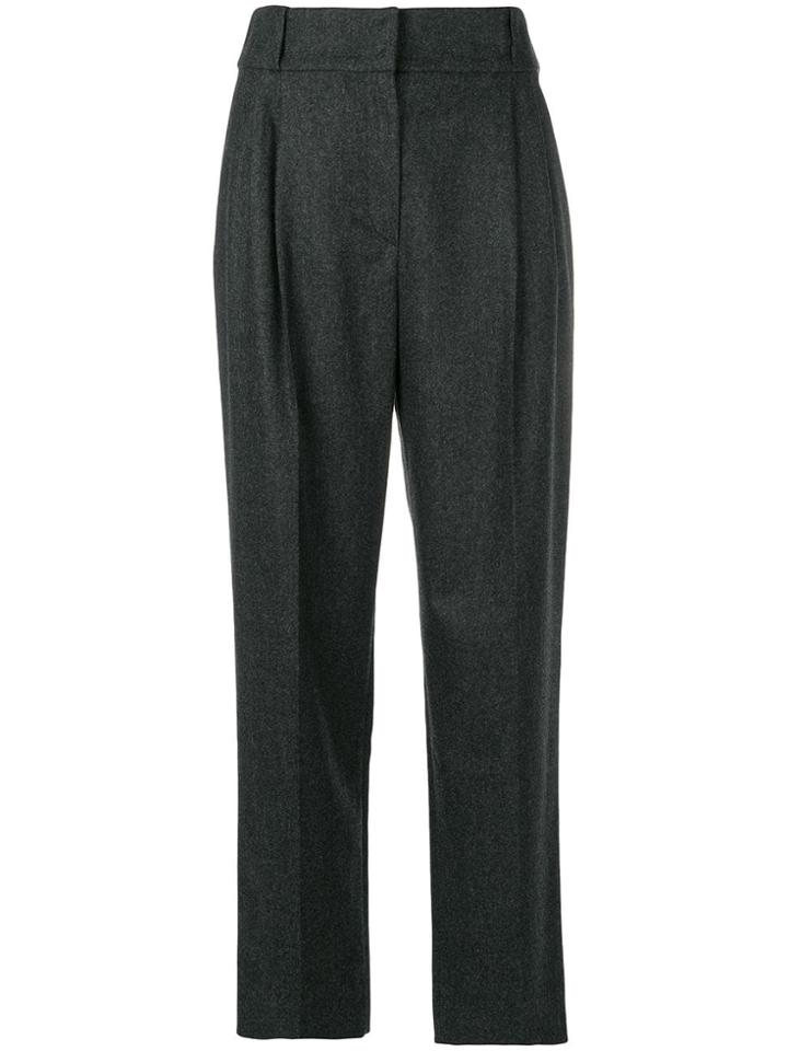 Emporio Armani High-waisted Trousers - Grey