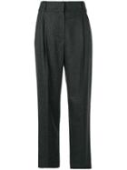 Emporio Armani High-waisted Trousers - Grey