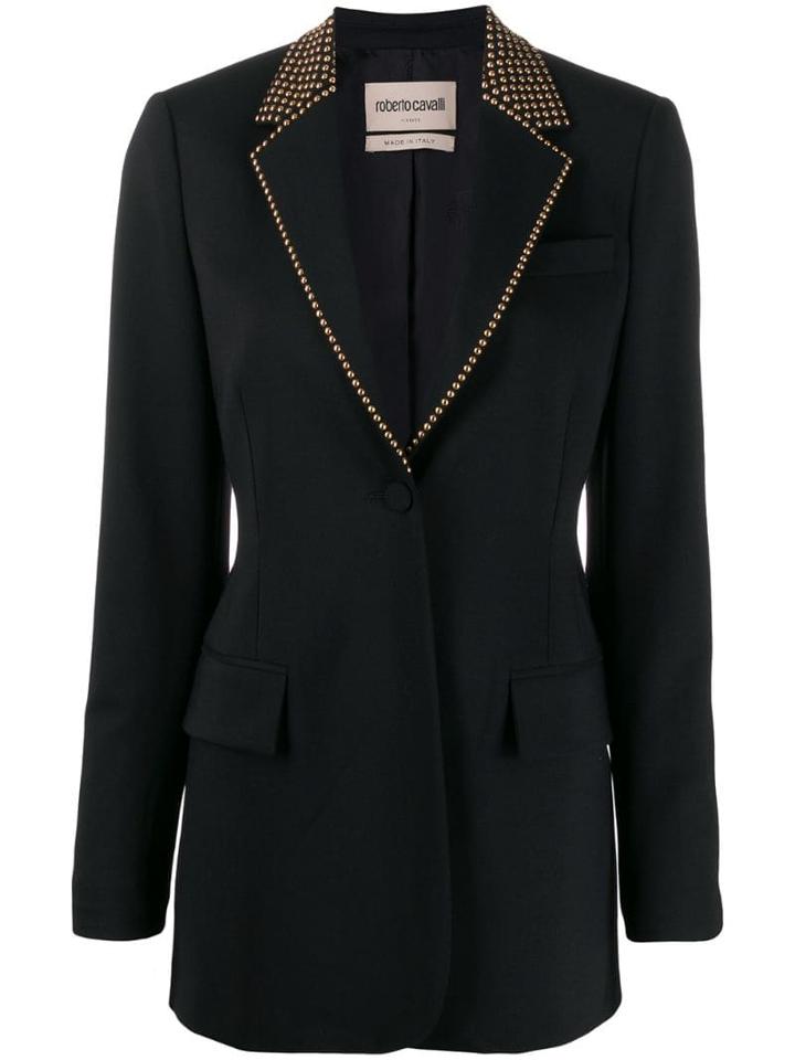 Roberto Cavalli Studded Tailored Blazer - Black