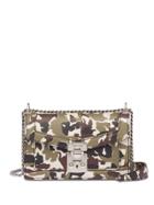 Miu Miu Craquelé Print Shoulder Bag - Green