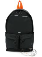 Off-white Canvas Backpack - Black