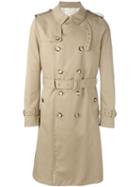 Valentino 'rockstud' Trench Coat, Men's, Size: 46, Nude/neutrals, Polyester/cotton/lyocell
