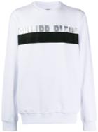 Philipp Plein Logo Printed Sweatshirt - White