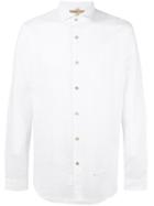Dnl Spread Collar Shirt, Men's, Size: 41, White, Cotton/polyamide