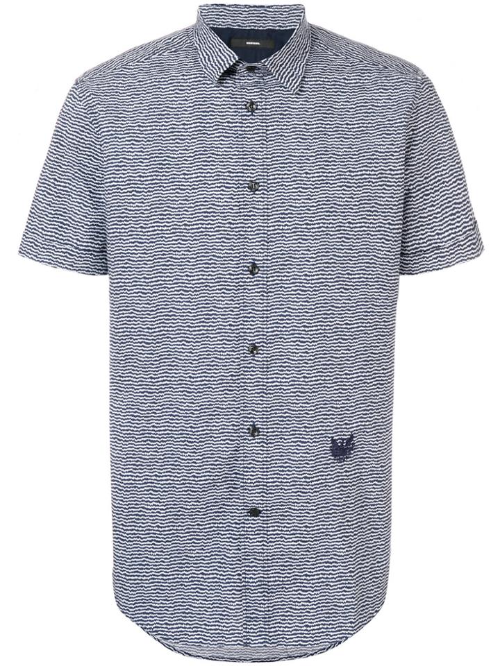 Diesel S-venety Short Sleeve Shirt - Blue