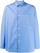 Sunnei Oversized Chest Pocket Shirt - Blue