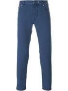 Jacob Cohen Slim-fit Trousers, Men's, Size: 32, Blue, Cotton/spandex/elastane