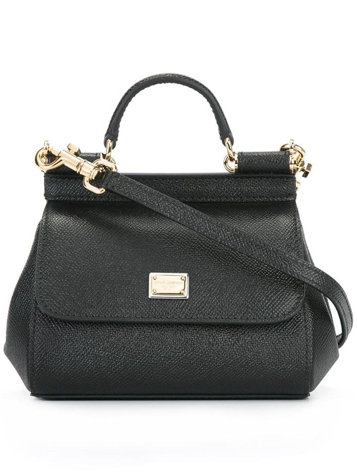 Dolce & Gabbana Mini 'sicily' Tote - Black