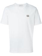 Ami Alexandre Mattiussi Logo Embroidered T-shirt, Men's, Size: Xxl, White, Cotton