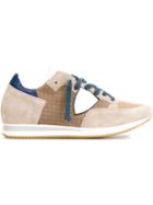 Philippe Model Lace-up Sneakers, Men's, Size: 45, Nude/neutrals, Suede/rubber