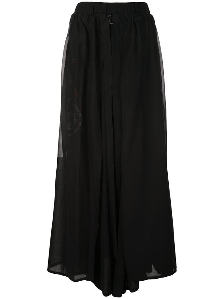 Yohji Yamamoto Yasha 2-way Suspender Pants - Black