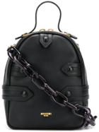 Moschino Buckled Backpack - Black