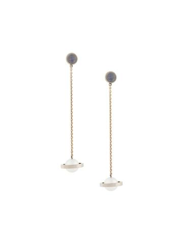 Alina Abegg 'saturn' Chain Earrings, Women's, Metallic