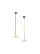 Alina Abegg 'saturn' Chain Earrings, Women's, Metallic