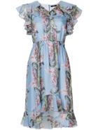 Steffen Schraut Tropical Print Dress - Blue