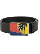 Dsquared2 Palm Tree Buckle Belt - Black