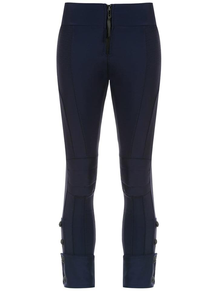 Andrea Bogosian Cropped Skinny Trousers - Blue