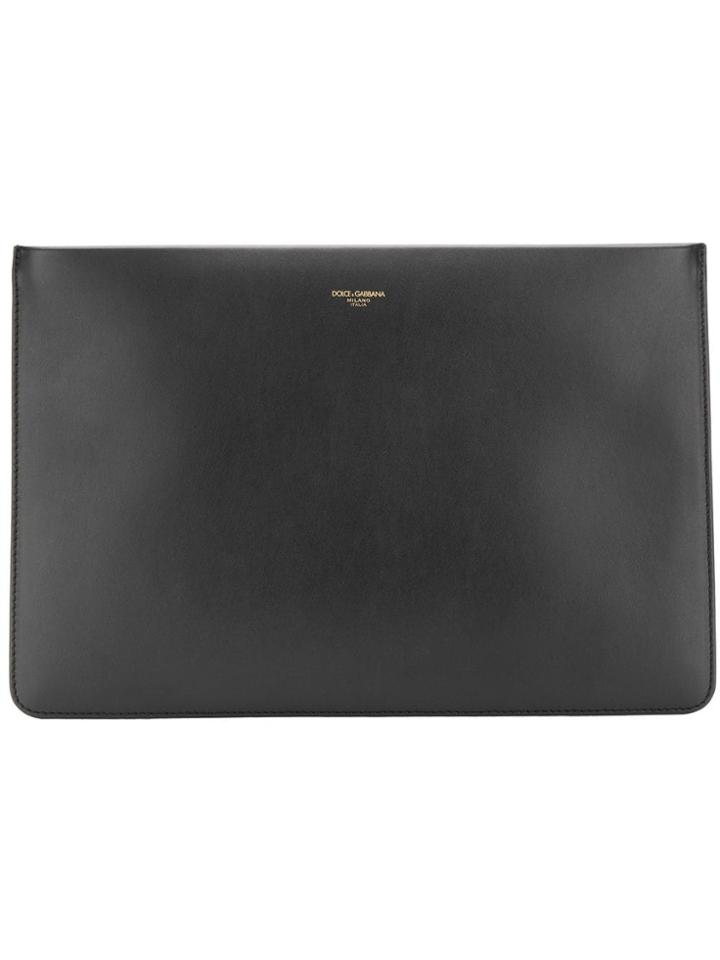 Dolce & Gabbana Embossed Logo Clutch - Black