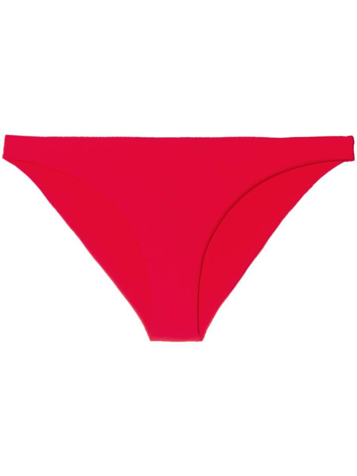 Marysia Low Rise Bikini Bottoms - Red