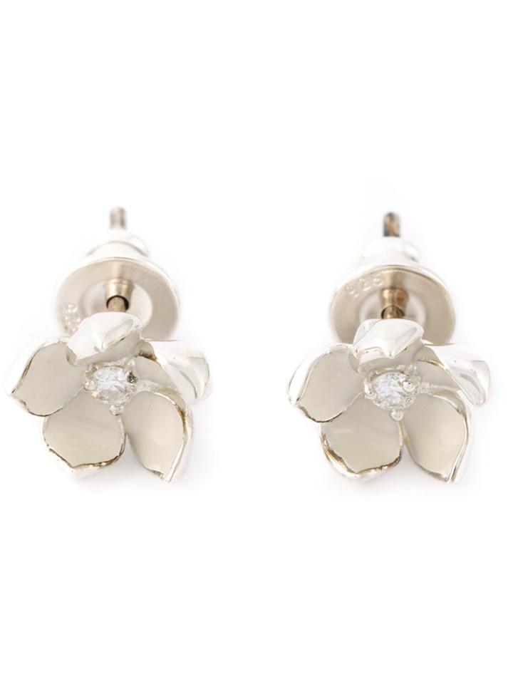 Shaun Leane 'cherry Blossom' Diamond Earrings - White