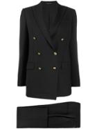 Tagliatore Slim Fit Two Piece Suit - Black