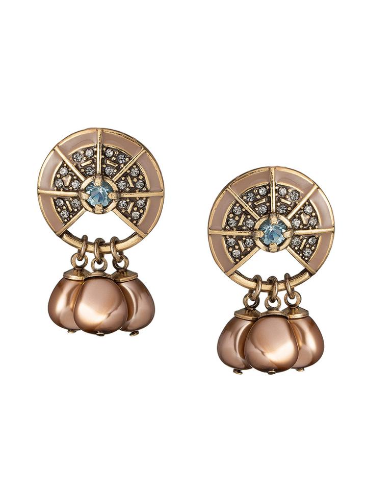 Camila Klein Peral Embellished Earrings - Metallic