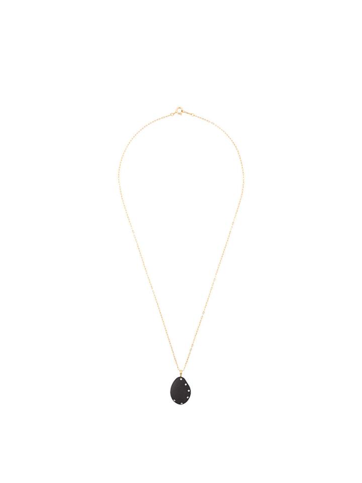 Cvc Stones Pendant Necklace - Black