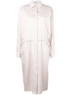 Jil Sander - Longline Shirt - Women - Cotton - 36, Women's, Pink/purple, Cotton