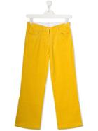 Stella Mccartney Kids Teen Corduroy Trousers - Yellow