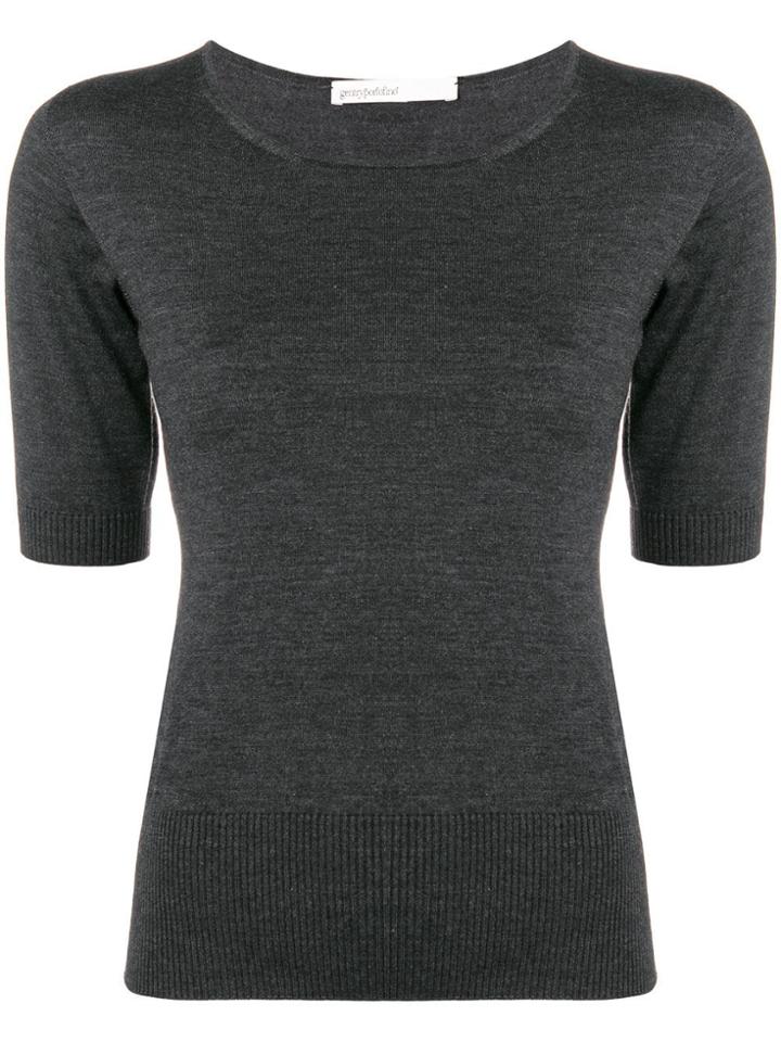 Gentry Portofino Knitted Top - Grey