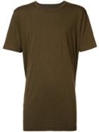 Ziggy Chen Rear Panel T-shirt, Men's, Size: 52, Green, Cotton/ramie/cashmere