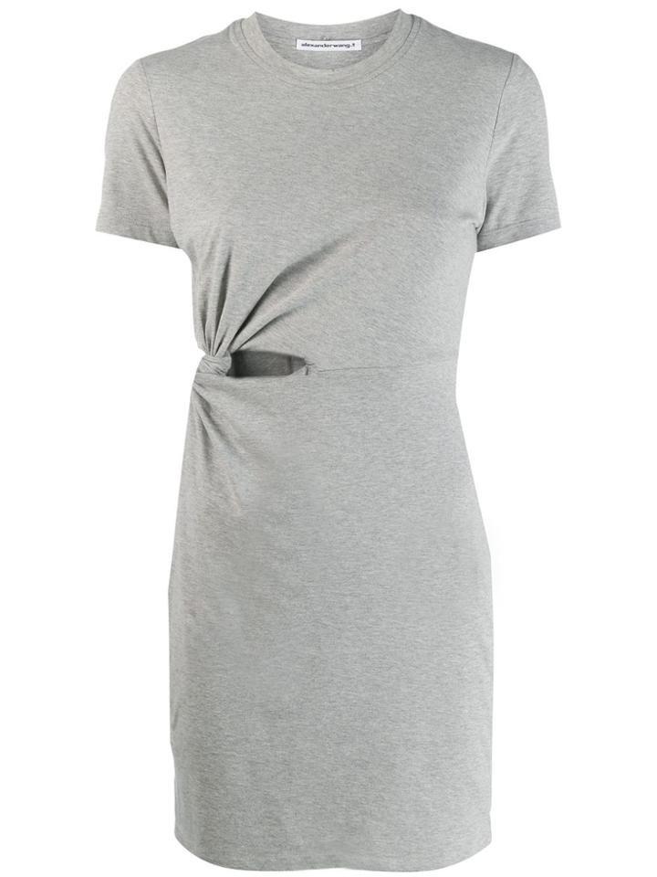 Alexander Wang Compact Jersey Dress - Grey