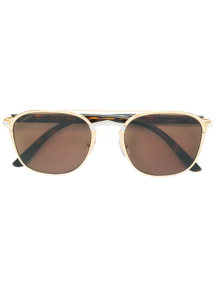 Cartier C Décor Sunglasses - Metallic