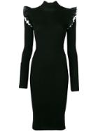 Philosophy Di Lorenzo Serafini Ruffle Detail Dress - Black