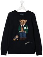 Ralph Lauren Kids Teen Polo Bear Sweater - Blue